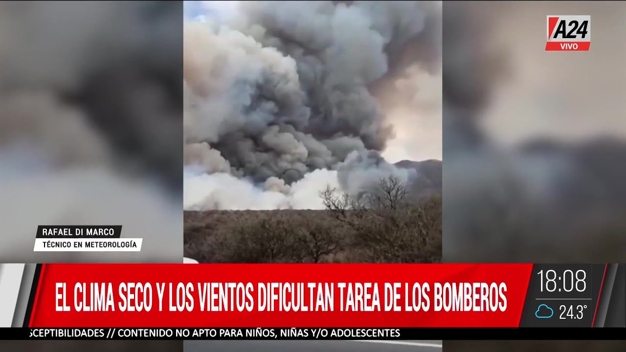 🔴 FUEGO SIN CONTROL EN CÓRDOBA