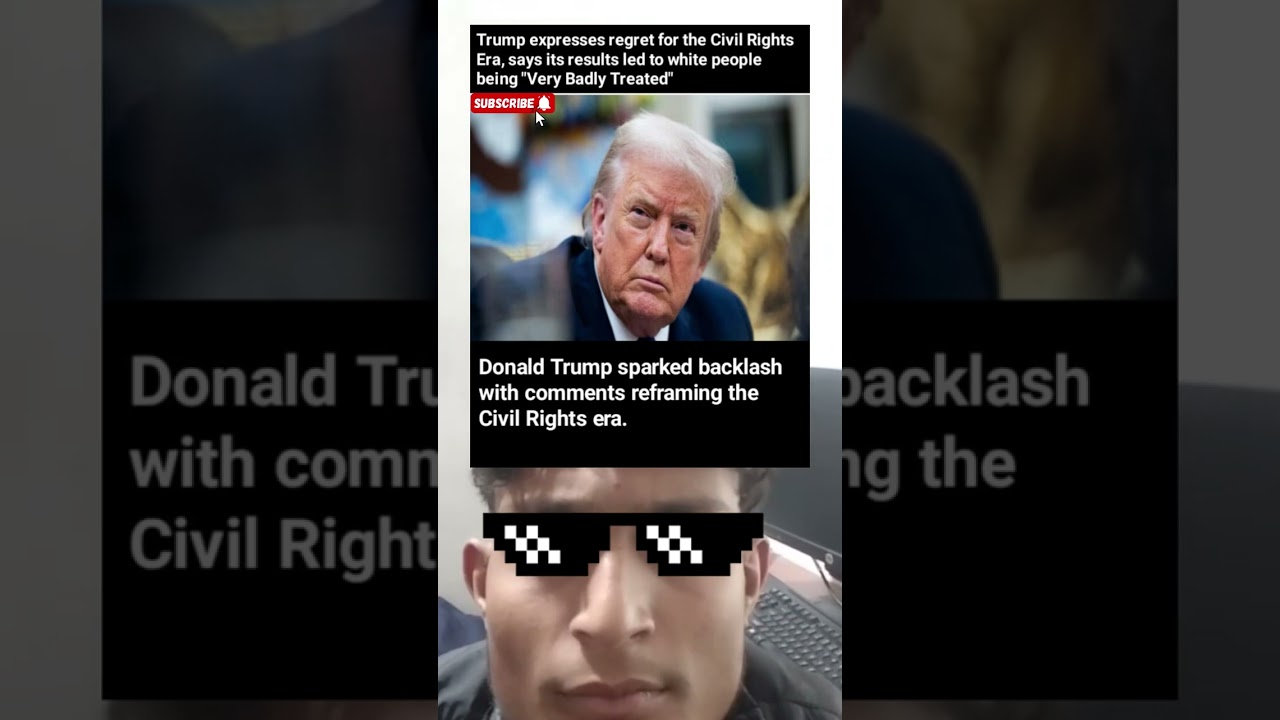 Trump’s Civil Rights Era Remarks ⚡ | Says White People ‘Very Badly Treated’
