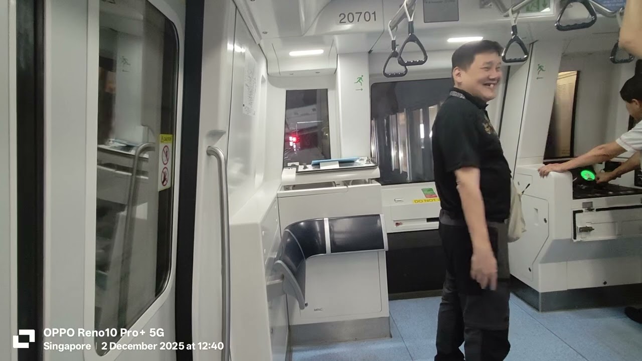 (MANUAL DRIVEN FROM ORCHARD TO GREAT WORLD) SMRT TRAINS CT251 SET 2070 FROM ORCHARD TO HAVELOCK 