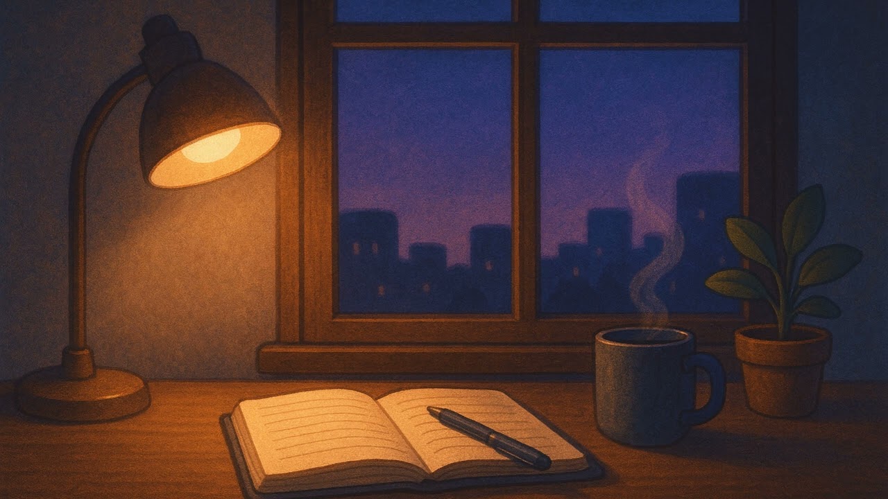 Twilight Desk Glow | Fo-Fi Focus Mix | FREE FOR PROFIT