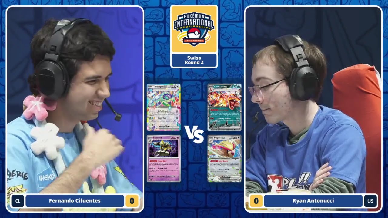 TCG Fernando Cifuentes Vs Ryan Antonucci 2025 Pokémon Latin America International Championships R2