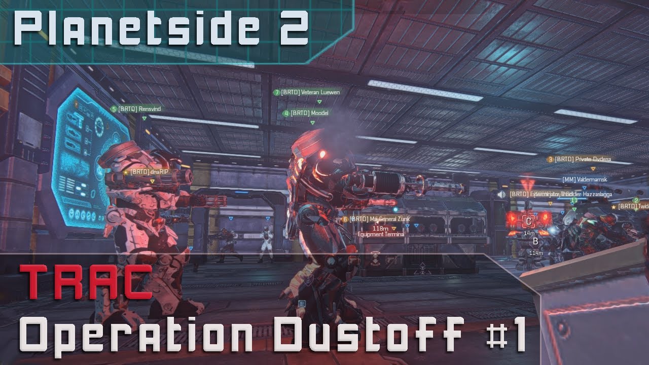 Planetside 2 - TRAC Operation Dustoff with BRTD highlights #1
