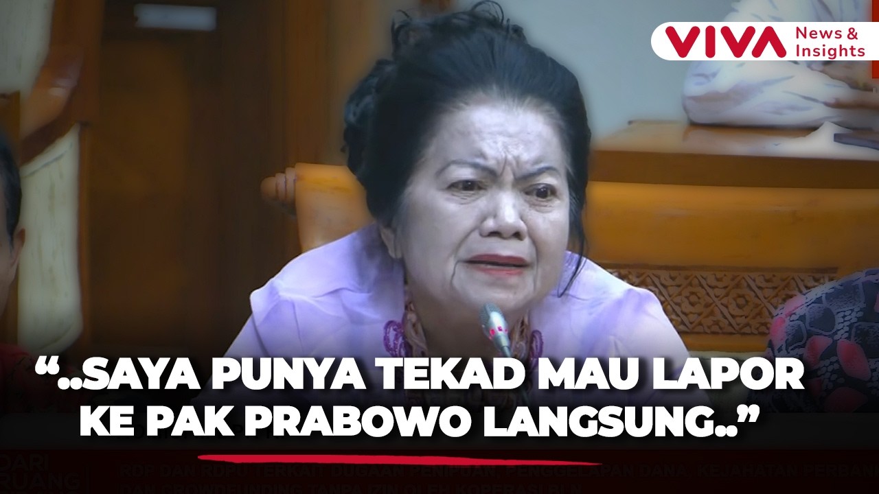 Korban Investasi BLN Kerugian Tembus Rp1 Triliun,  Nenek 84 Tahun Nangis Mohon Bantuan DPR