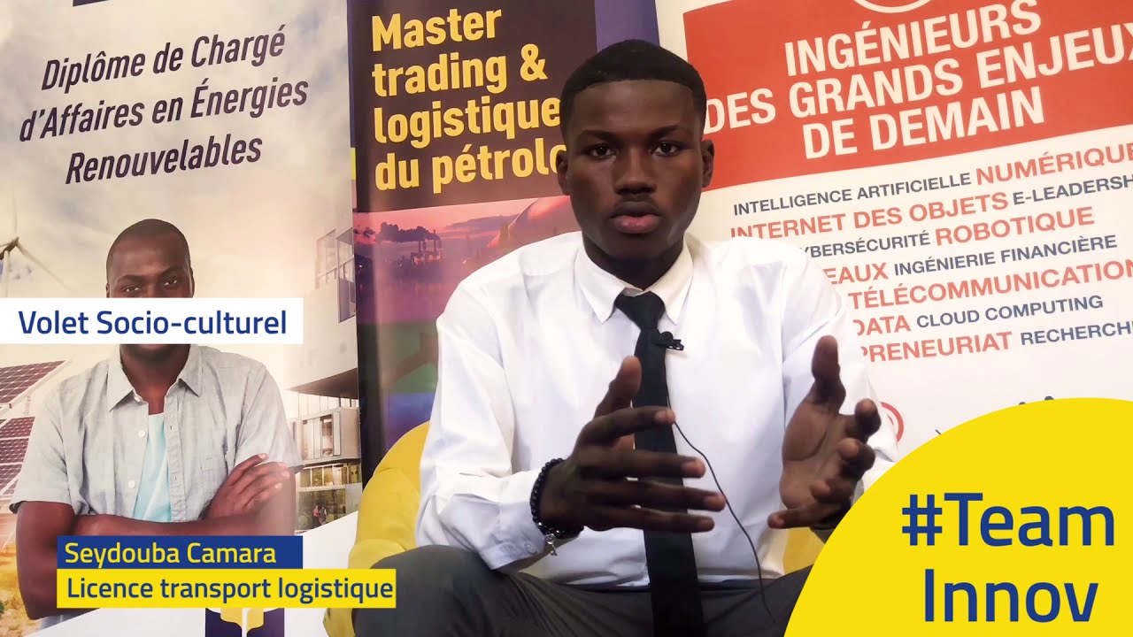 Election BDE 2021 -  #campusPointE Présentation #TeamInnov​ avec Seydouba Camara