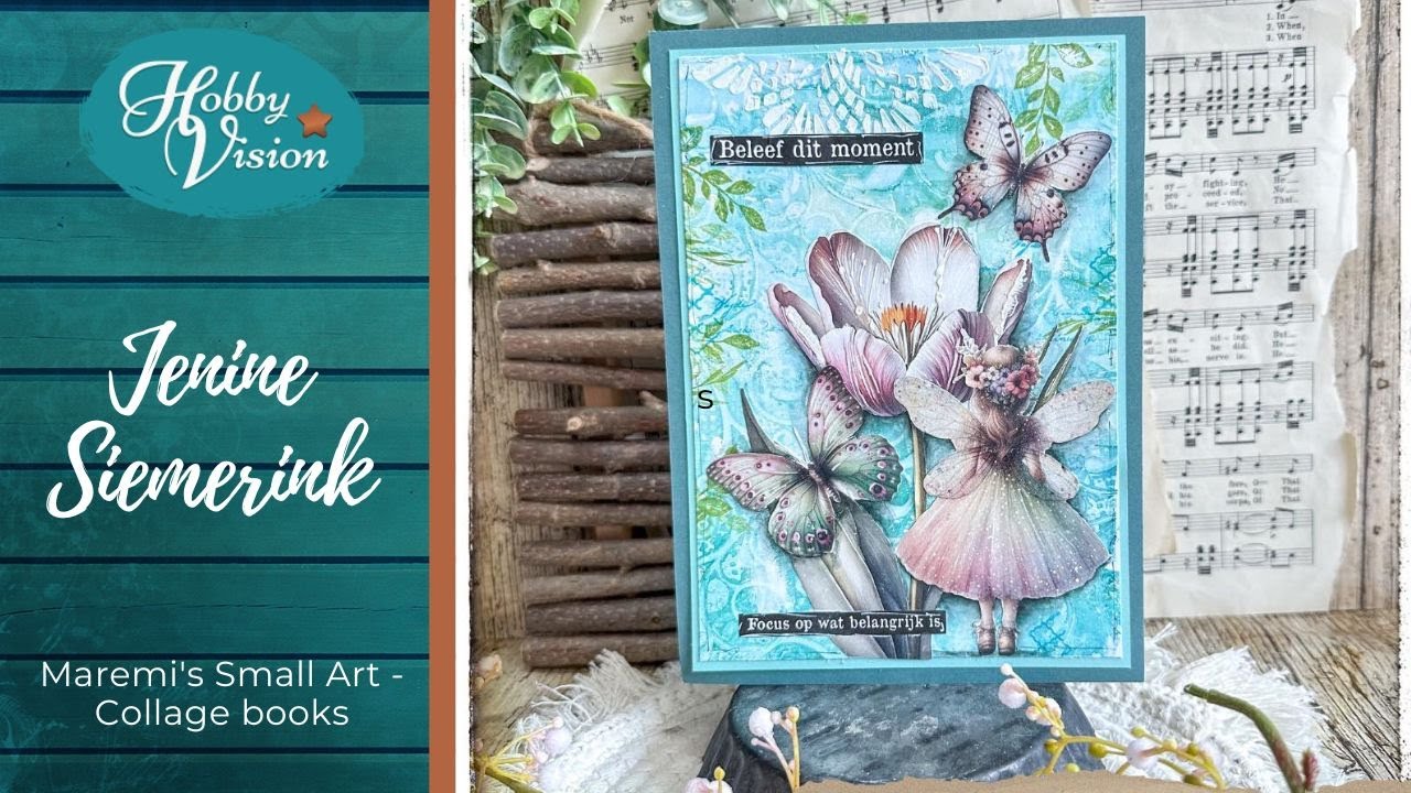 FBLive - Creatief met Maremi's Small Art Collage boeken door Jenine - 26 juni
