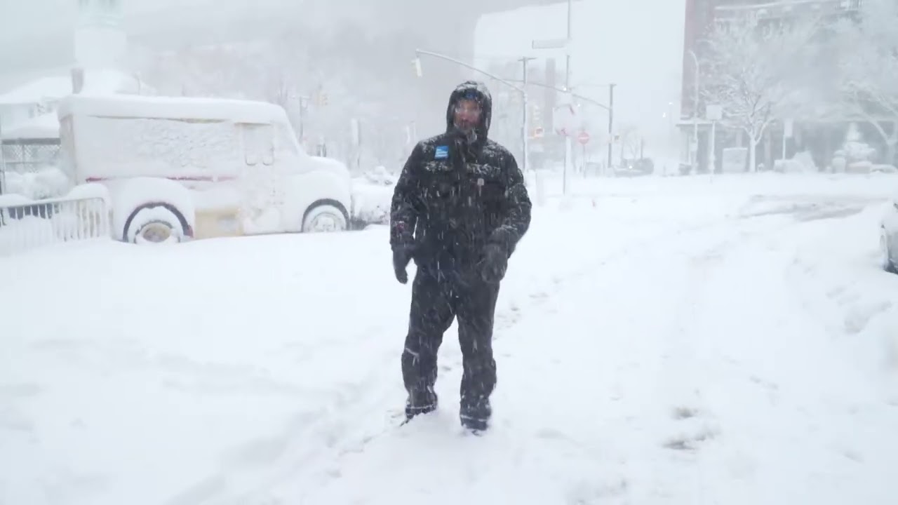 Blizzard buries New York City under 15 inches of snow