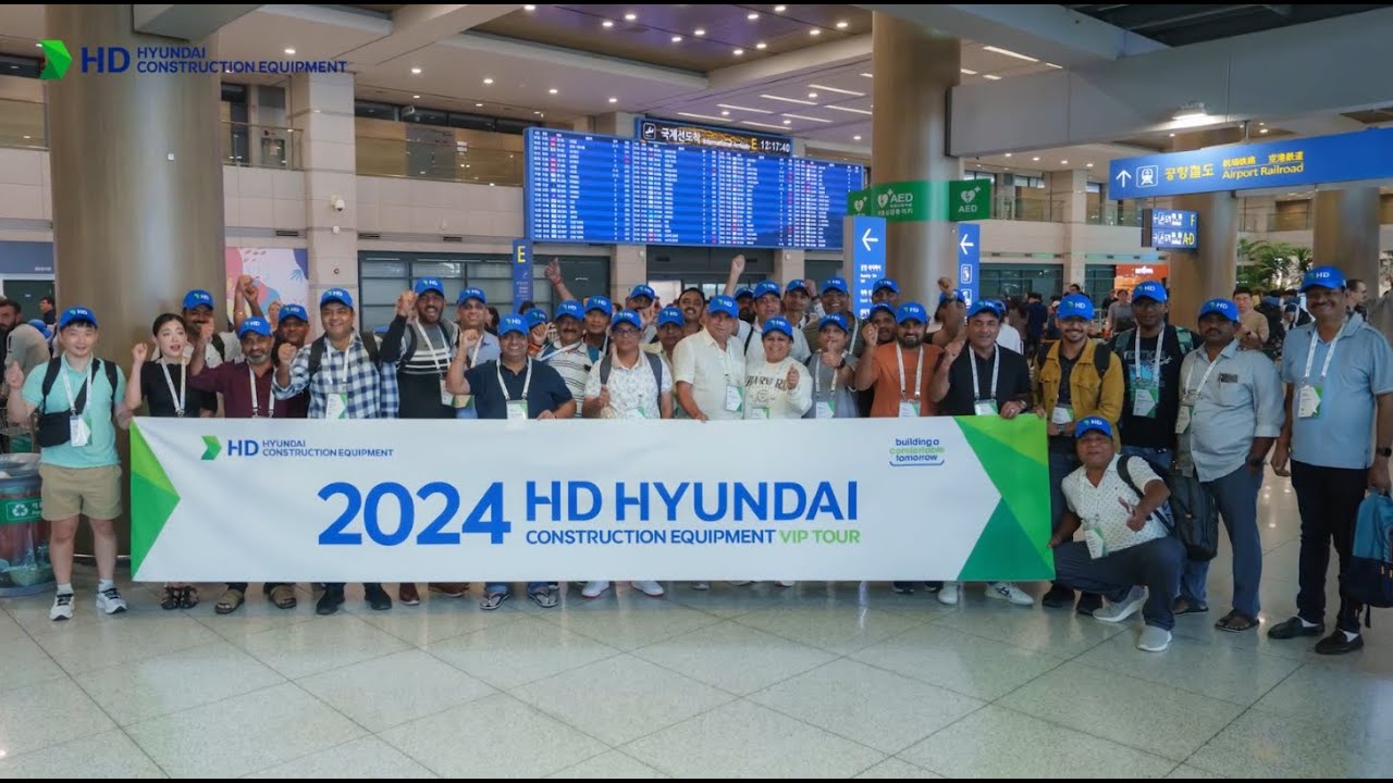 2024 HD Hyundai Construction Equipment VIP TOUR INDIA Highlights