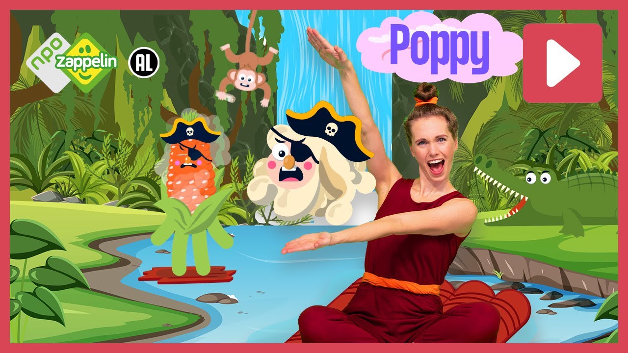 KINDERYOGA: Omgaan met boosheid 🍿 #4 | Yoga mee met Roos | NPO Zappelin