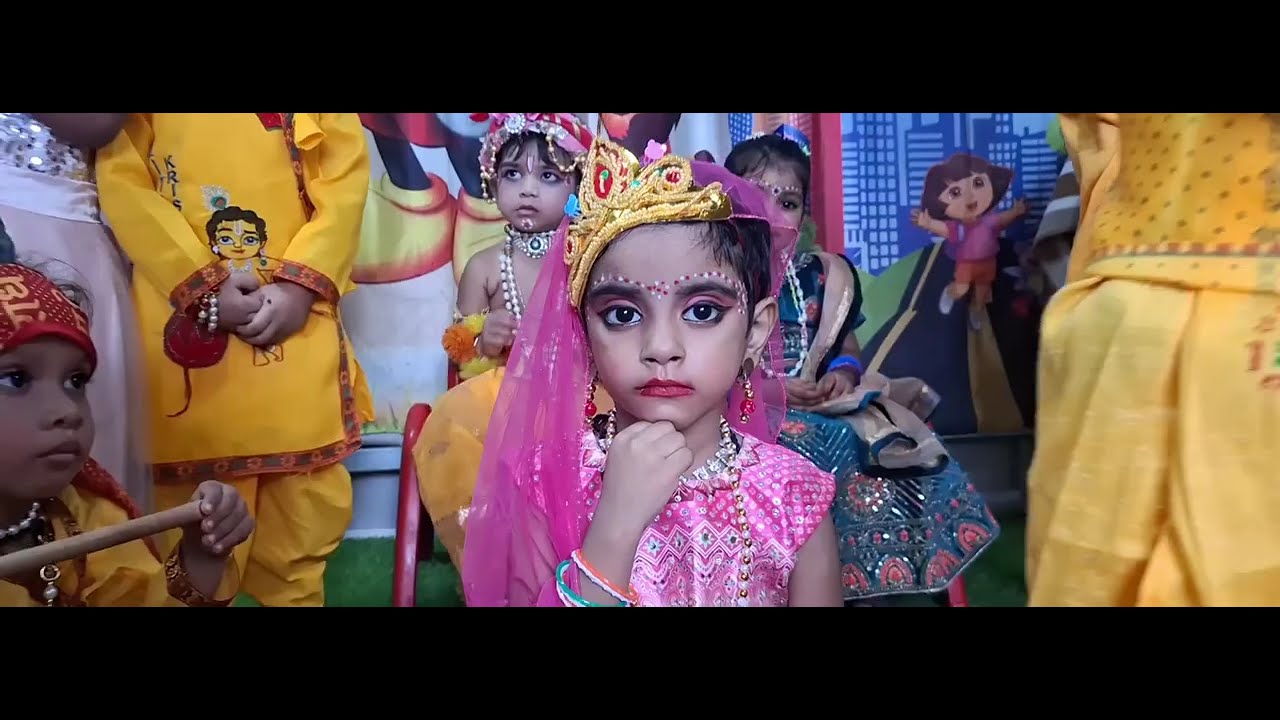 Krishna janmasthmi celebration in SS INTERNATIONAL ONLINE SCHOOL 🏫 