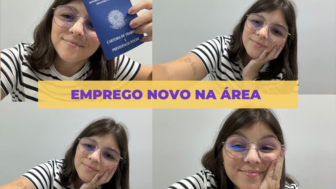 Consegui um EMPREGO na MINHA ÁREA 😱