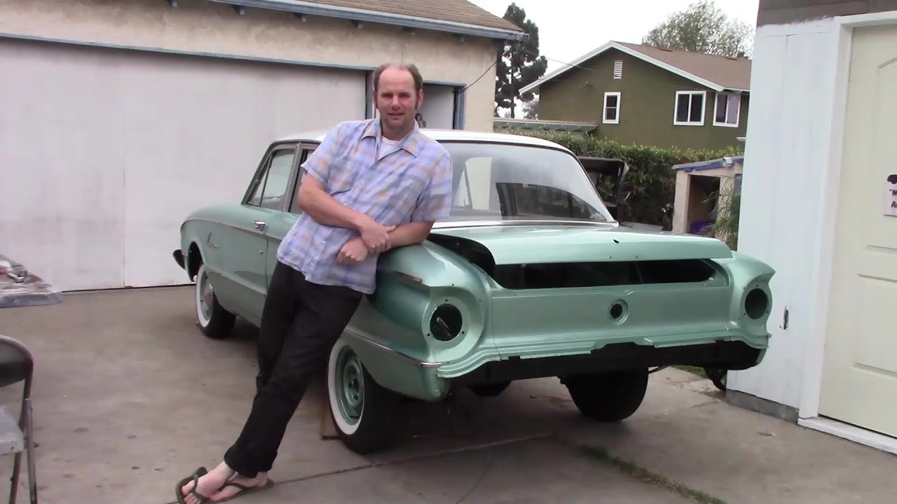reassembling the suspension. 1961 Ford Falcon.