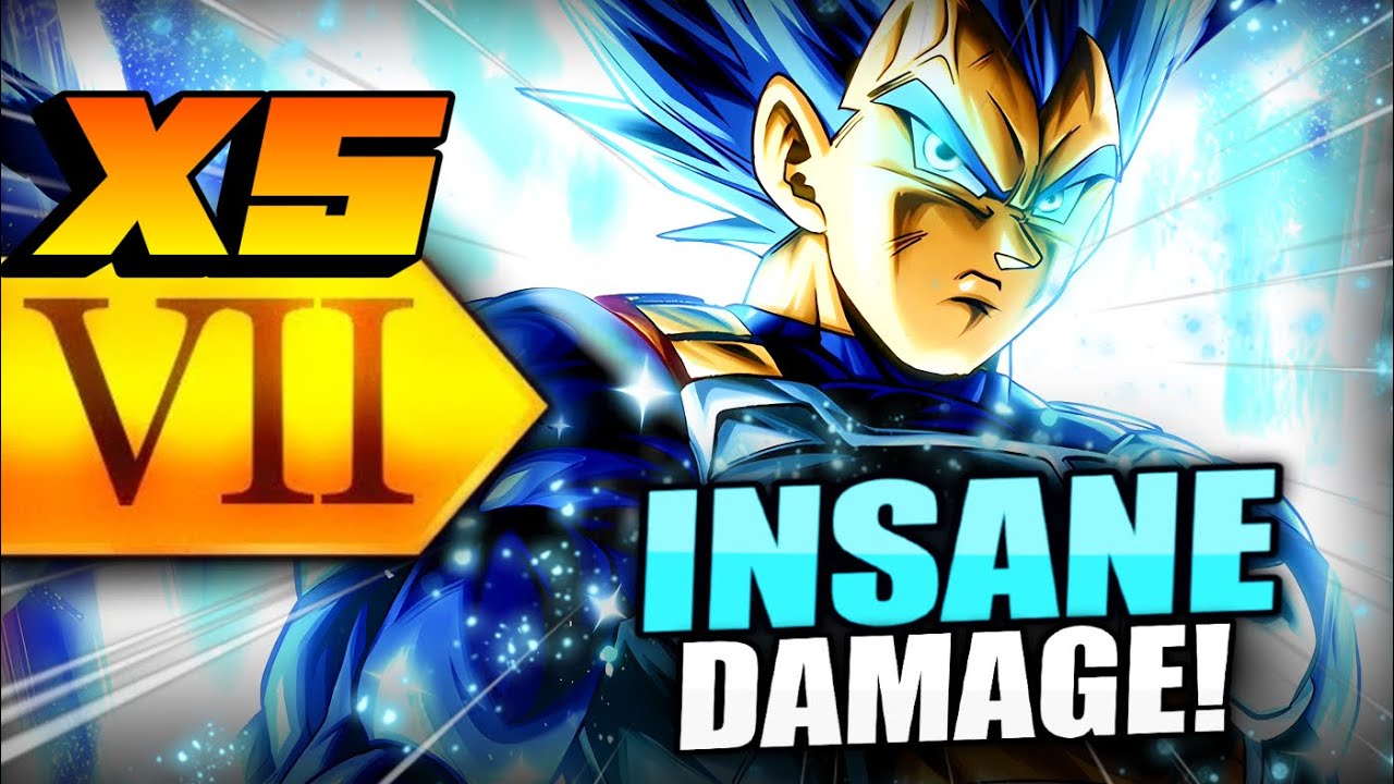 WTF IS THIS DAMAGE?!?! LF SSBE Vegeta w/ 5 Zenkai Buffs! (Dragon Ball LEGENDS)