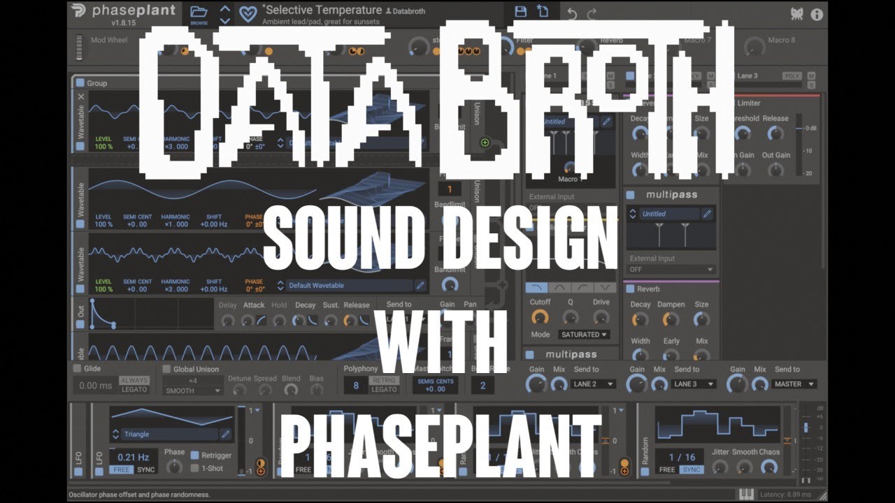 Databroth plays with PHASEPLANT