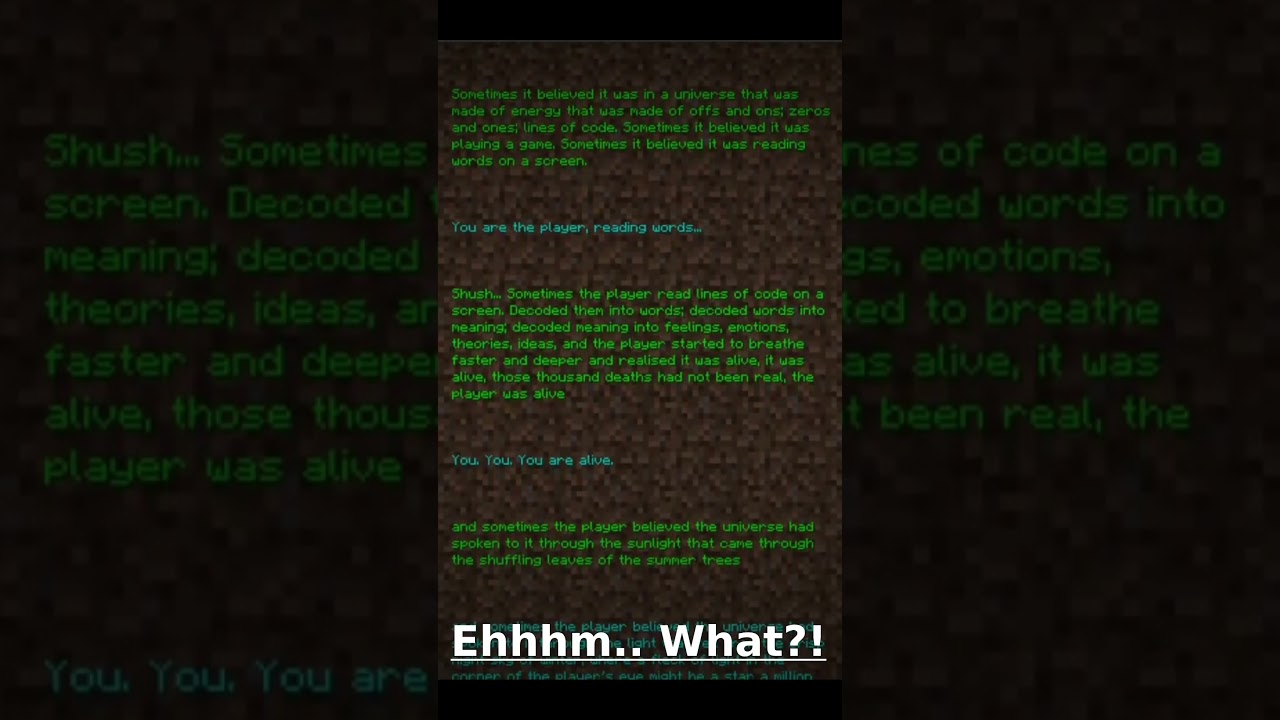 Universe Out Of Lines Of Code?!?!? #shorts #minecraft #minecraftclips #moddedminecraft