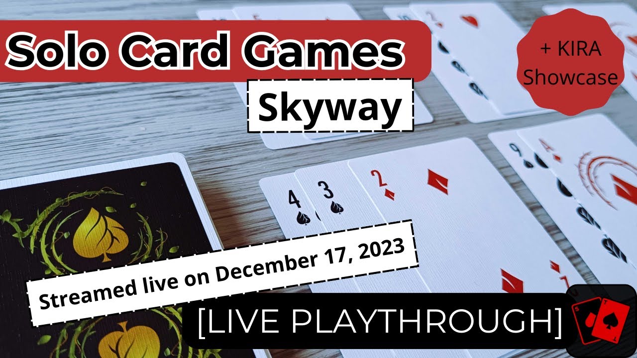 Solo Card Games (Live) | Skyway
