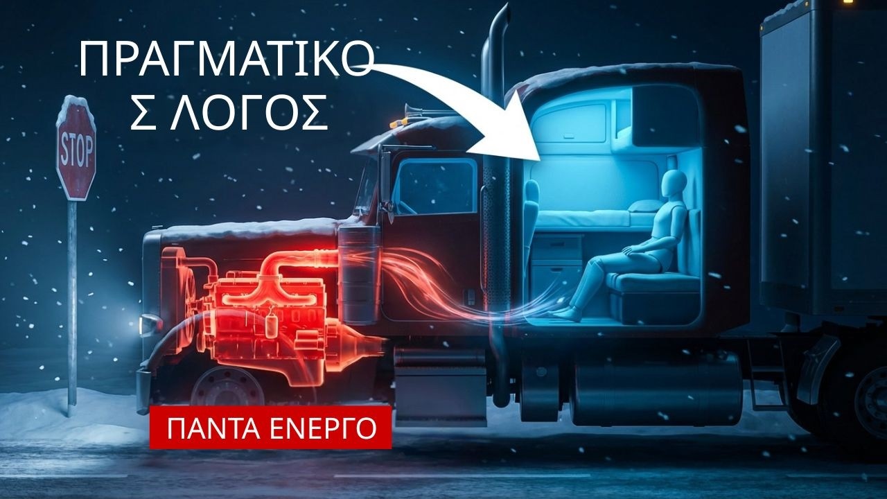 Γιατί πολλοί οδηγοί φορτηγών δεν σβήνουν τον κινητήρα σε πολλές στάσεις?