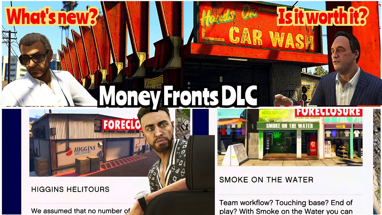 Money Fronts DLC - Car Wash, New Vehicles & what's new?