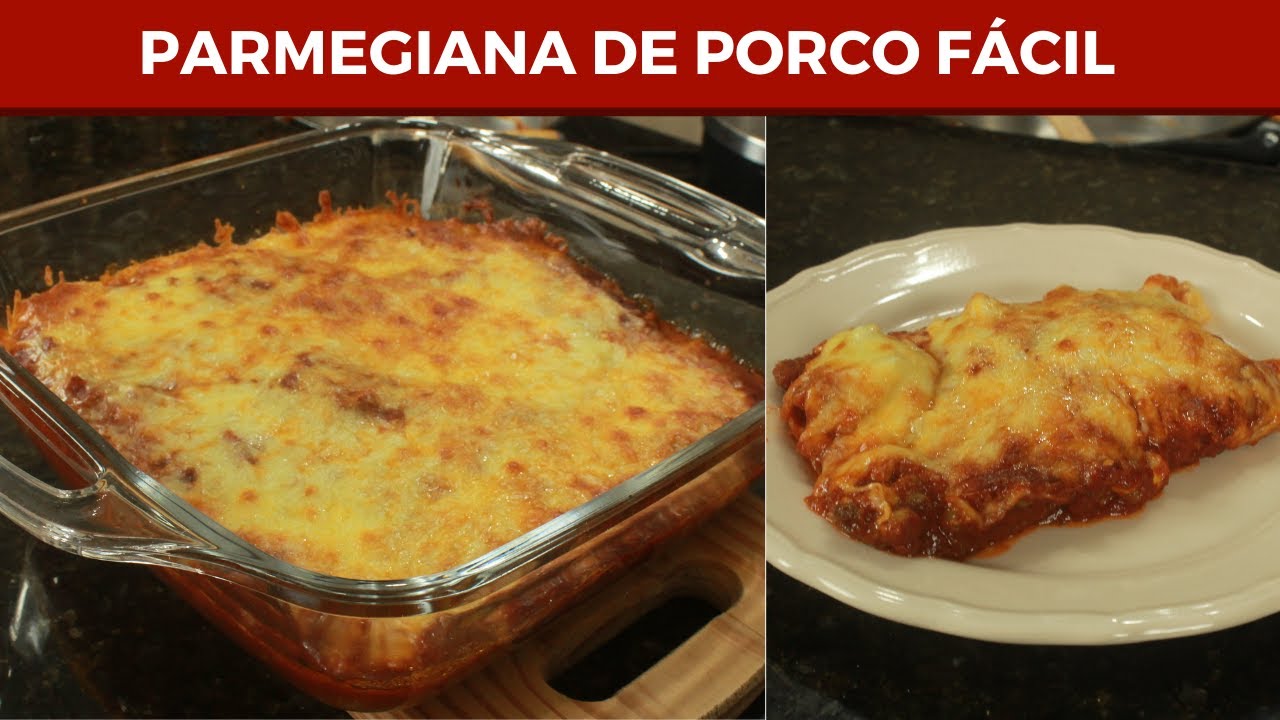 BIFE À PARMEGIANA DE PORCO - DE FRENTE COM MARCITA