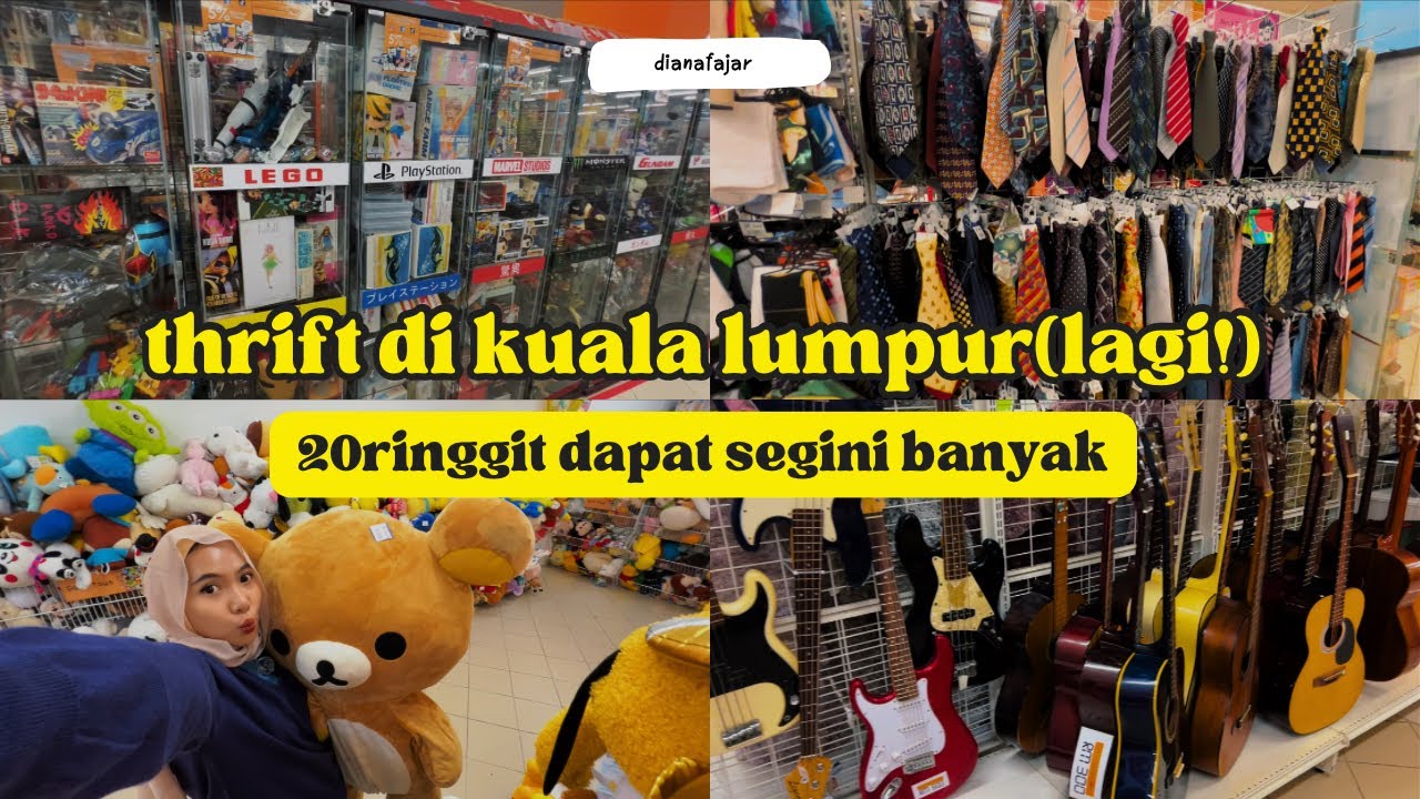 THRIFT SHOPPING JAPANESE STUFF IN MALAYSIA?! 🇯🇵 JALAN JALAN JAPAN | Kuala Lumpur Vlog | dianafajar