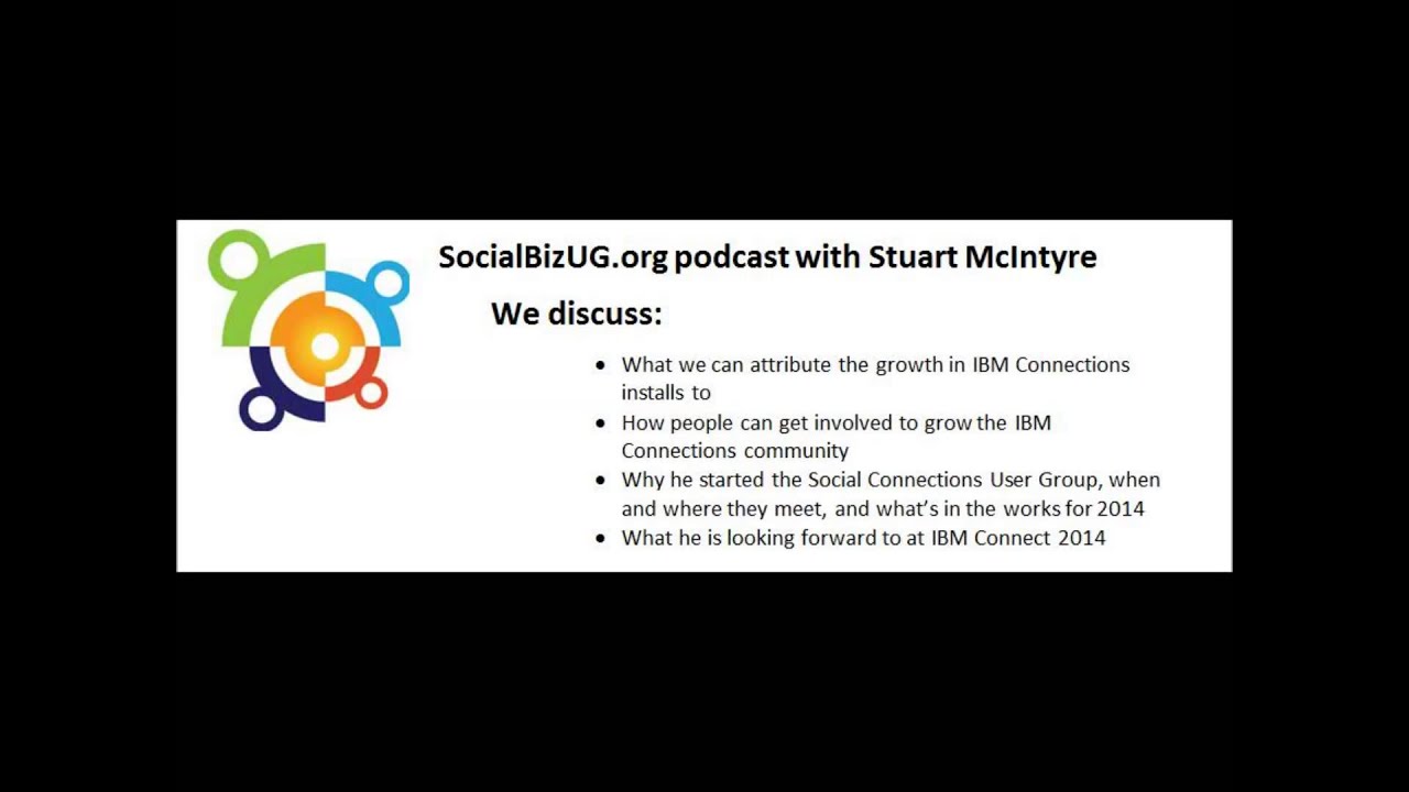 SocialBiz User Group interview with Stuart McIntyre