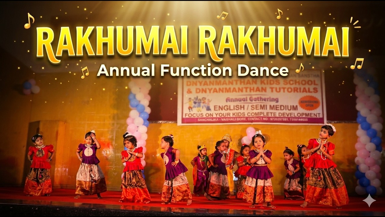 🎬Rakhumai Rakhumai | Kids Dance Song | Devotional Children's Dance | Fun Hindi Song for Kids