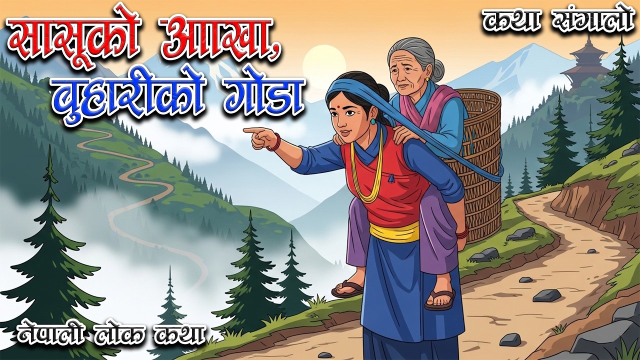 सासूको आँखा, बुहारीको गोडा | Nepali Lok Katha | नेपाली लोक कथा | Nepali Lok Katha | Nepali Katha