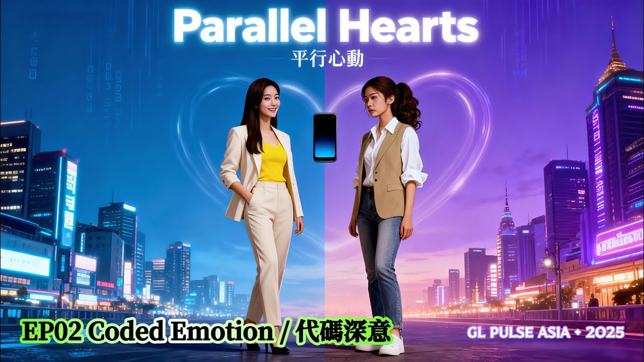 Parallel Hearts &bull; 平行心動 | EP02 | Coded Emotion 代碼深意 | GL AI Short Film #gl #microdrama #aishortfilm 