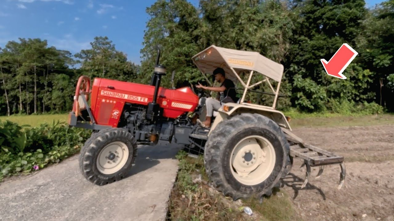 Swaraj 855 FE 2wd Tractor With Kaltivator Working | Swaraj Tractor Videos | Rafiktractorwala 