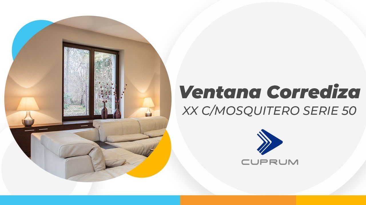 ¡Capacítate en Casa!: Ventana Corrediza XX c/Mosquitero Serie 50