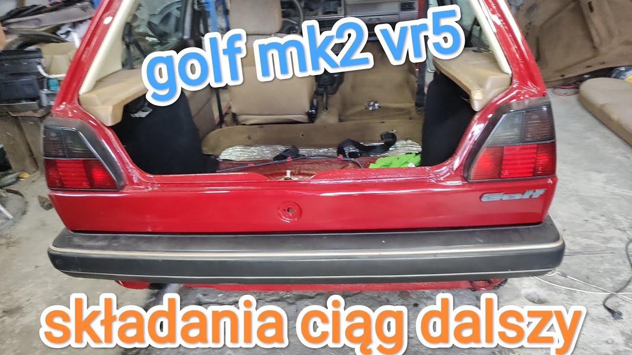 volkswagen golf mk2 2.3 vr5 😁  wnętrze 😱 jest moc 💪 super wygląda