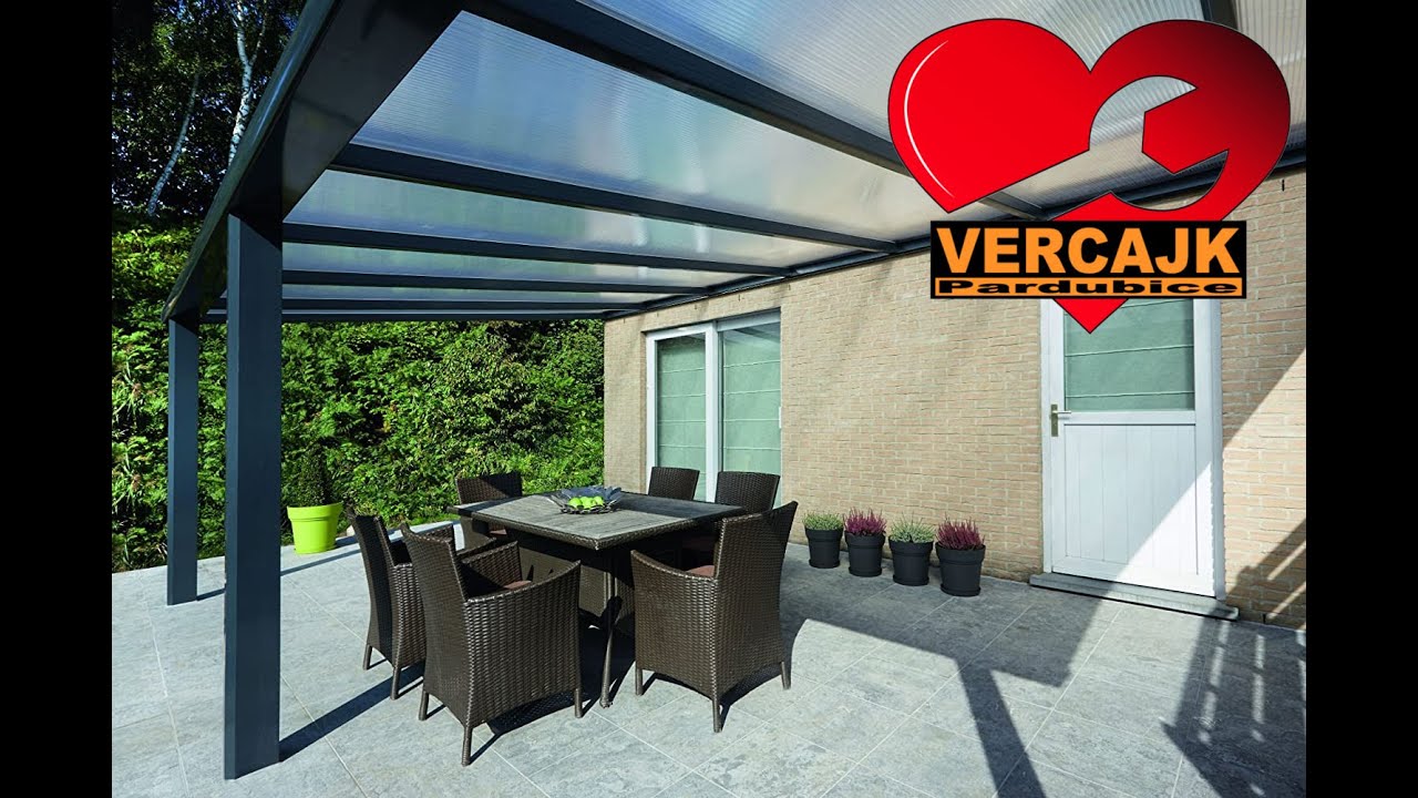 Hliníkové pergoly - zastřešení terasy - návod na montáž pergoly ke zdi