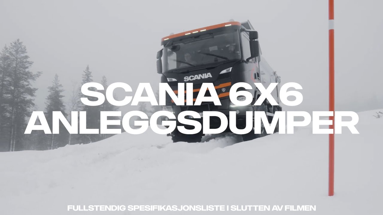 Scania 6x6 Anleggsdumper
