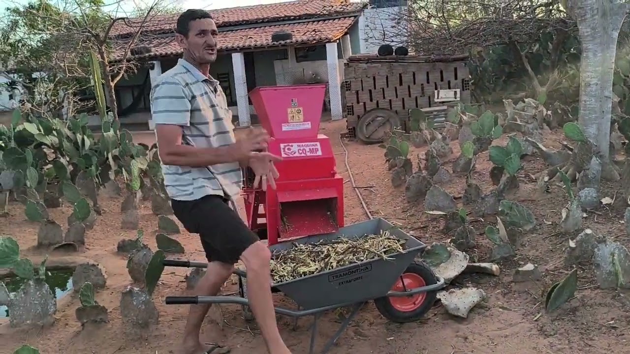 Benedito inaugura a sua nova forrageira 