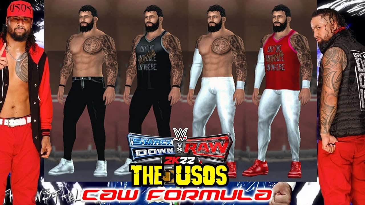The Usos 2020 / 2021 | SvR 2011 PS2 how to create a wrestler, finisher, moveset, entrance