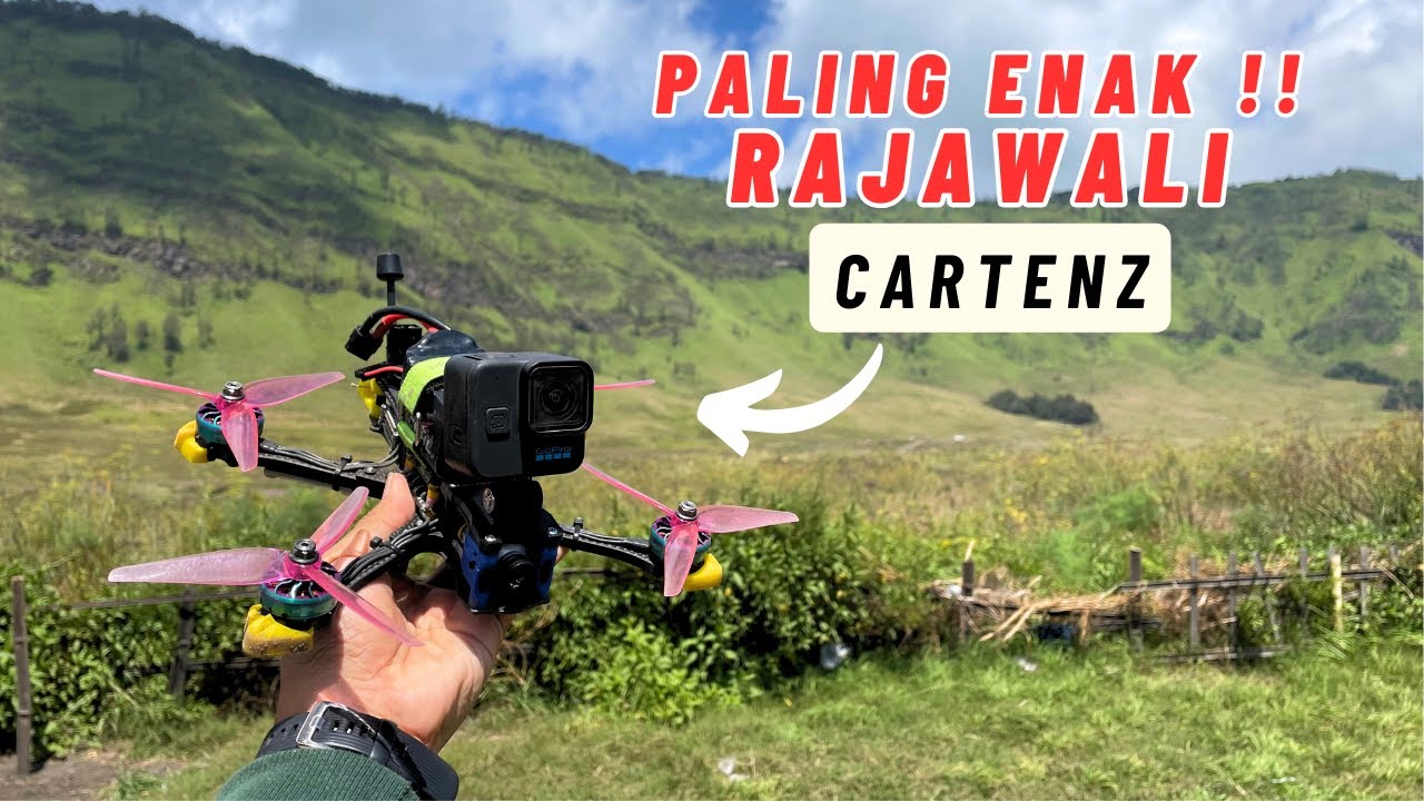 Drone RAKITAN 5 inch terbang di BROMO !!! Emang paling enak sih ini.. RAJAWALI CARTENZ