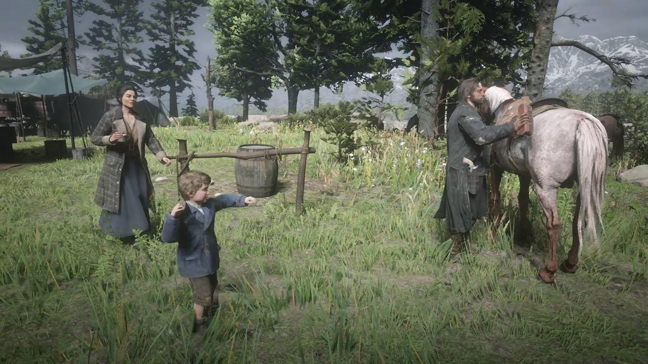 Jack Messes with Kieran and Uncle / Hidden Dialogue / Red Dead Redemption 2