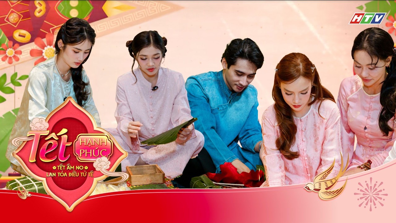 KHI CÁC NÀNG HẬU, NAM VƯƠNG TRỔ TÀI GÓI BÁNH TRUYỀN THỐNG
