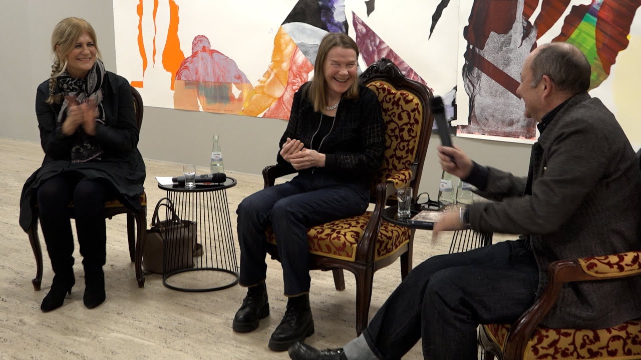 Finissage im Haus Beda mit Pia Fries, Hans Brändli im Gespräch mit Dr. Ute Bopp-Schumacher