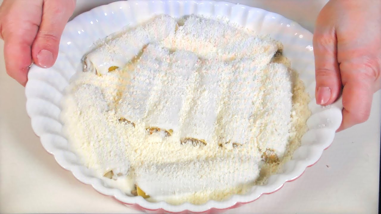 SE VUOI STUPIRE I TUOI OSPITI PREPARA QUESTA PASTA DELIZIOSA! 🥣🥣Cannelloni in bianco