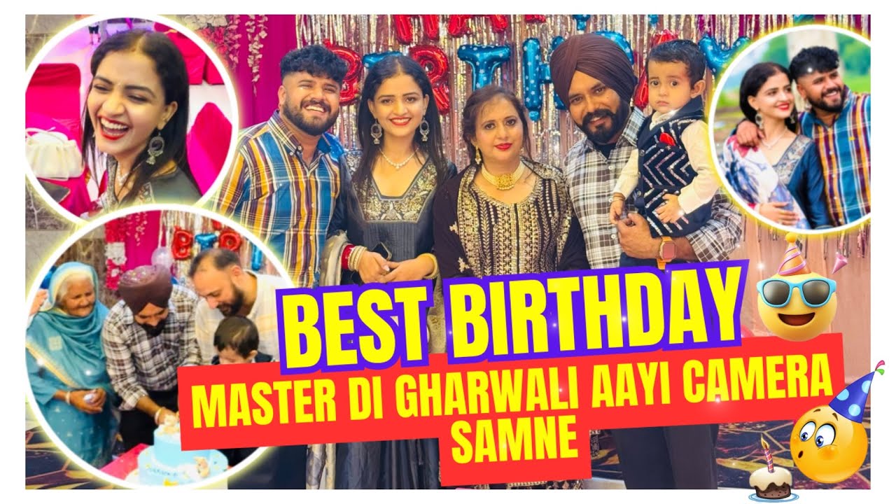 🫣FINALLY MASTER DI GHARWALI AAYI CAMERA SAMNE🧐| BIRTHDAY TE KITA FULL FUN SHUN😂| DANCE CHECK KRO💃🏻😂