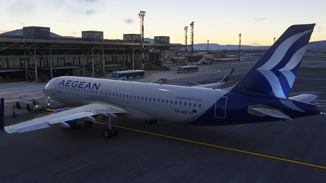 MSFS 2024 | 4K ULTRA Realistic Full Flight | Thessaloniki - Athens | Aegean Airlines A320