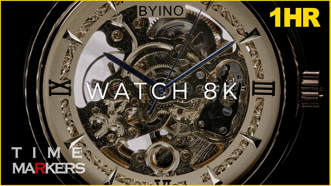【 8K 】 【 Meoung Video 】 1 HOURS WATCH | ASMR | Sleep Sound | White Noise | Ticking Clock Sound