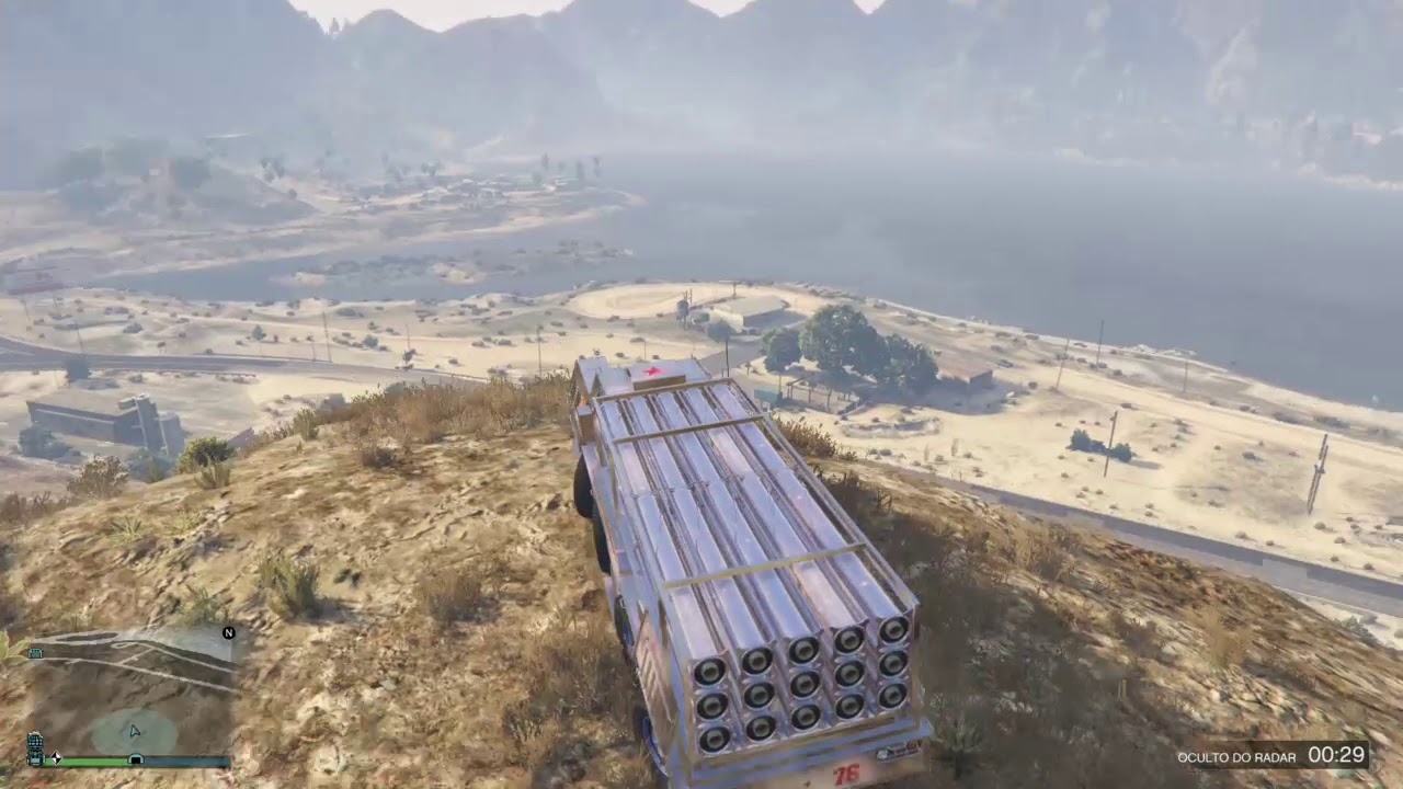 GTA V ONLINE defesa antiaérea com Chernobog