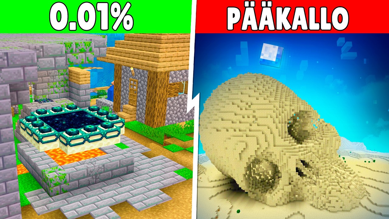 Reagoidaan RIKKINÄISIIN Minecraft MAAILMOIHIN?!