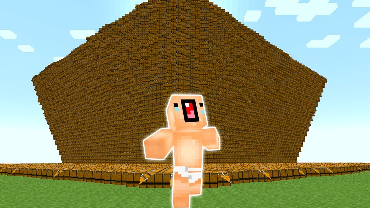 BAÚS DOMINAM O MUNDO DE MINECRAFT E NOOB TENTA FUGIR (TROLLADO TSUNAMI CHEST)