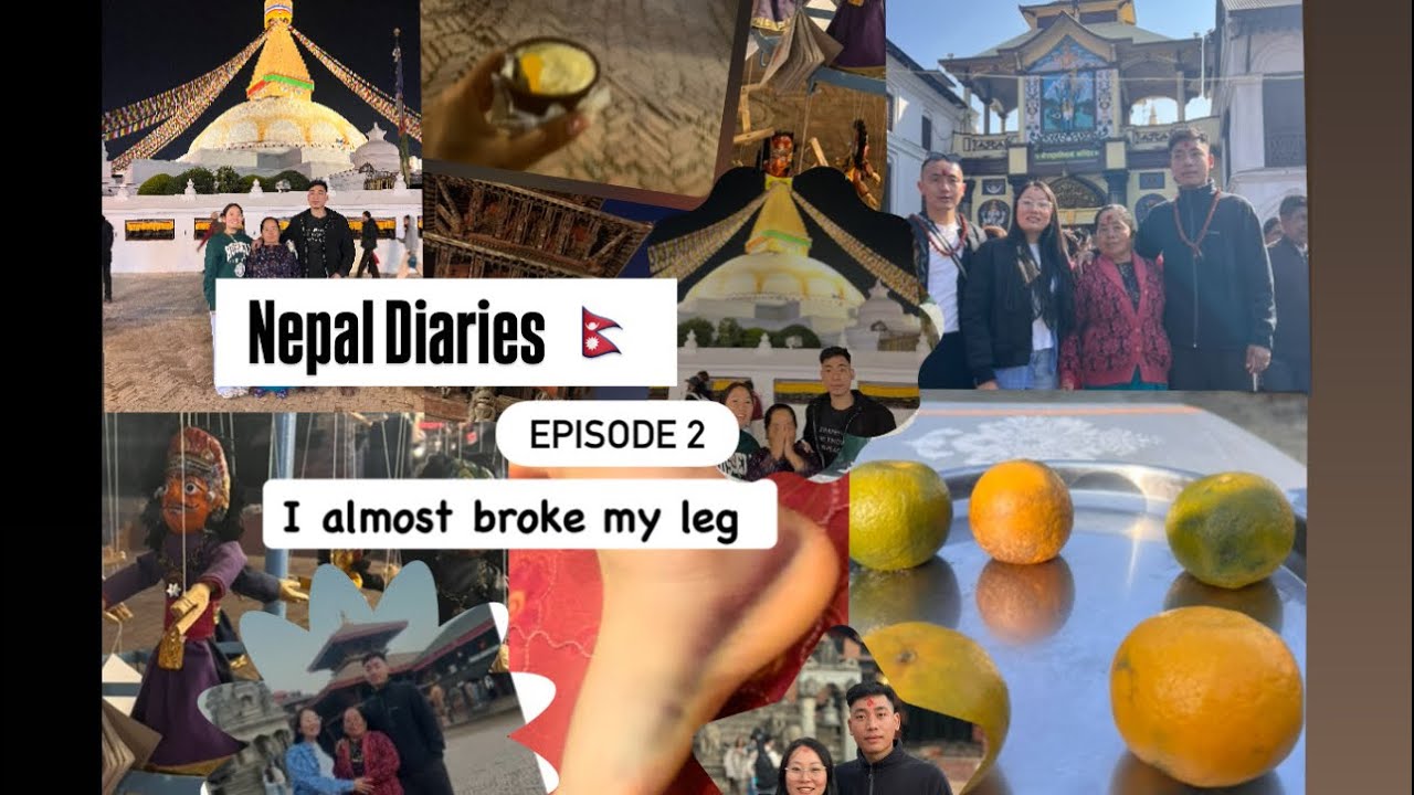 Fractured My Leg… But Still Took My Mum Around Kathmandu | Nepal Diaries | Episode 2 🇳🇵