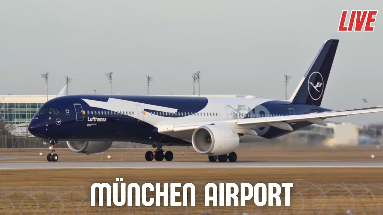 LIVE München Airport Plane Spotting MUC, 18.03.2026