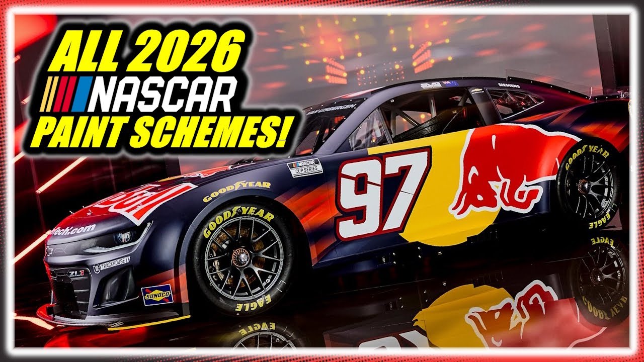 ВСЕ СХЕМЫ РАСКРАСКИ NASCAR 2026 ГОДА! | ЧАСТЬ 2