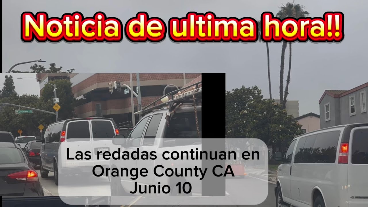 SANTA ANA CALIFORNIA-Un dia mas de redadas en Santa Ana California