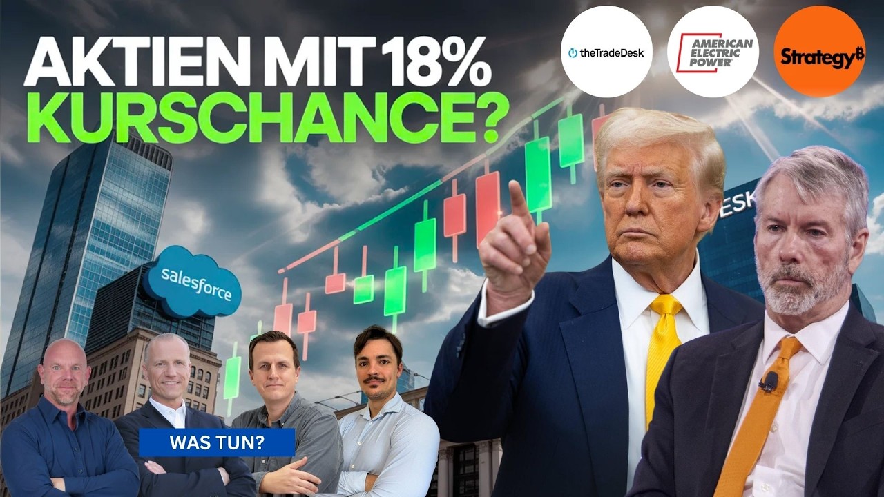 US Börsenstart - Ruhe vor dem Sturm! Salesforce | American Electric Power | Trade Desk | Strategy